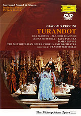 Puccini: Turandot Формат: DVD (NTSC) (Super jewel case) Дистрибьютор: Universal Music Russia Региональный код: 0 (All) Количество слоев: DVD-9 (2 слоя) Субтитры: Итальянский / Английский / Немецкий / Французский инфо 13264c.